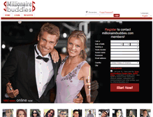 Tablet Screenshot of millionairebuddies.com