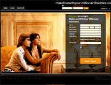 Tablet Screenshot of makelovewithyour.millionairebuddies.com